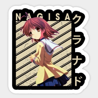 Classic Nagisa Clannad Manga Sticker